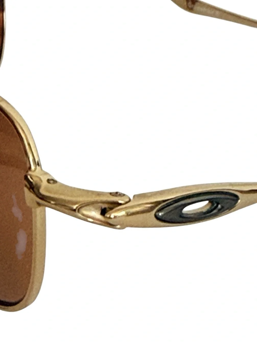 Oakley Crosshair Small Sunglasses Gold Irridium 05975 Unisex